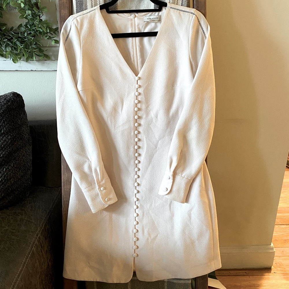Club Monaco long sleeve dress